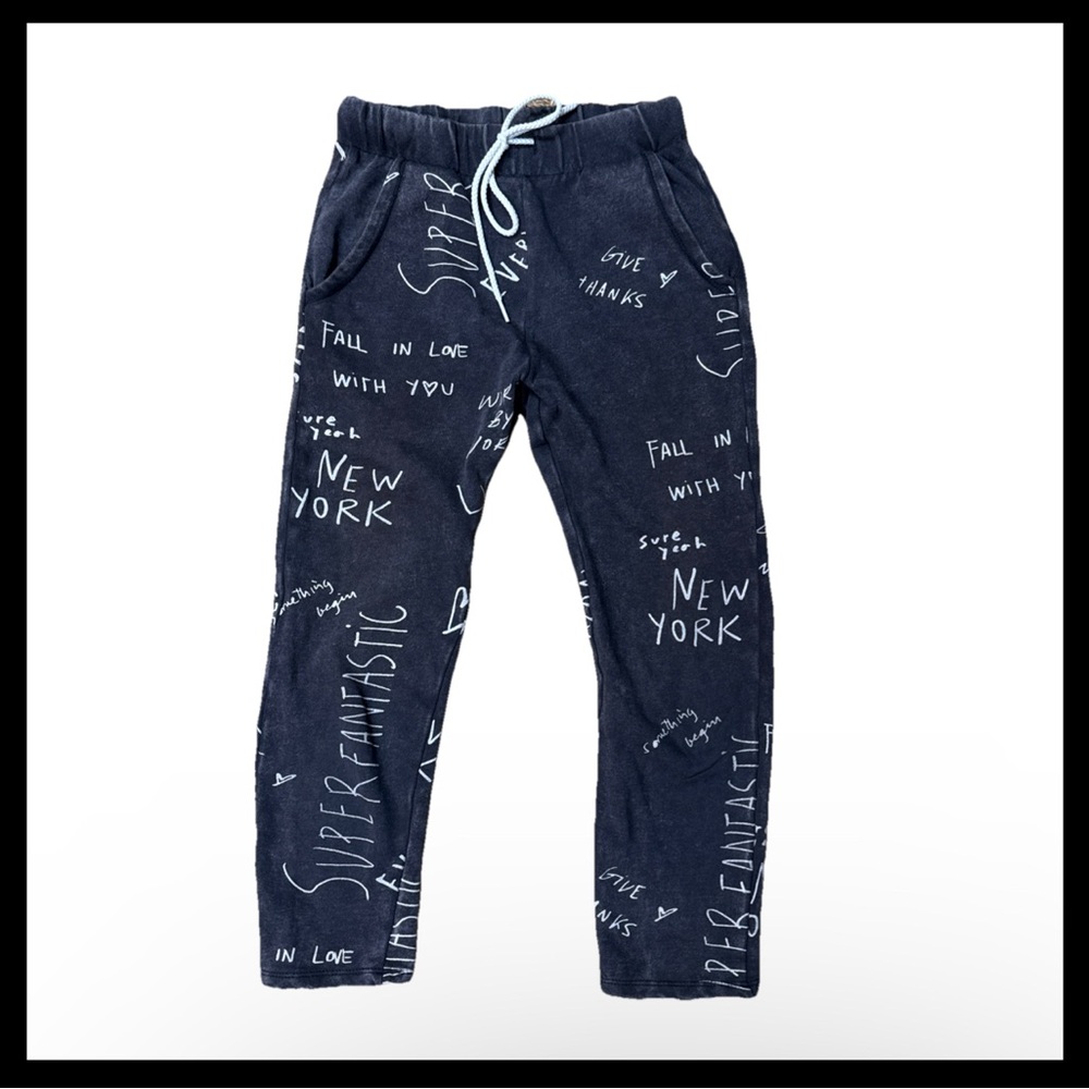 Zara Girls Sweatpants Joggers Sz 9 Years / 134 Cm Pockets Drawstring 100% Cotton
